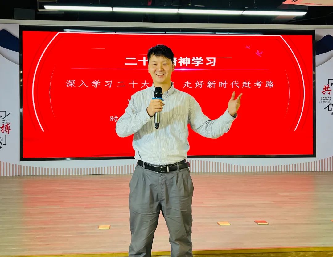 Sound Machinery company Youth League committee held a new era "light" year theory propaganda group propaganda activities_ZHEJIANG SOUND MACHINERY MANUFACTURE CO.,LTD.